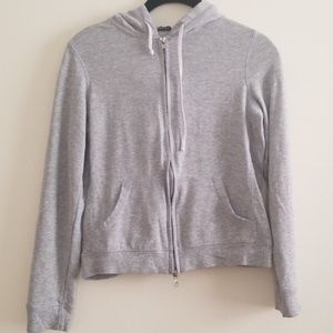 Simply by E Gray Zip Up Hoodie